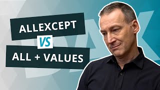 Using ALLEXCEPT vs ALL VALUES [upl. by Zingg]