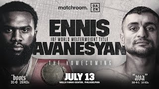 Boots Homecoming  Watch Ennis vs Avanesyan LIVE on DAZN [upl. by Amaral]