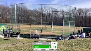 Cecil College vs Delaware Tech  NJCAA Baseball  21624 [upl. by Radborne]