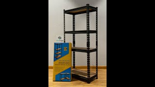 Boltless Rivet Shelving Installation Assembly Video MADE IN INDIA [upl. by Engleman]