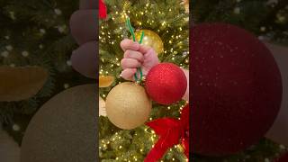 A simple way of adding ornaments to your Christmas tree 🎄diy decor christmas ornaments shorts [upl. by Reeher]