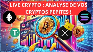 LIVE ON ANALYSE VOS CRYPTOS 🔥 DES BOUSES ET DES PÉPITES 😂 [upl. by Rutger]