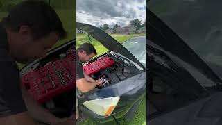 2005 Honda accord battery replacement and alternator check [upl. by Evander70]