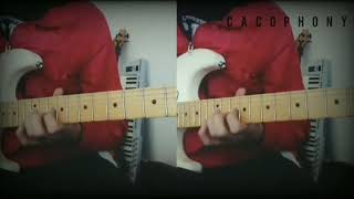 cacophony  The ninja  jason becker and marty friedman cover by adil melloul [upl. by Dianna]