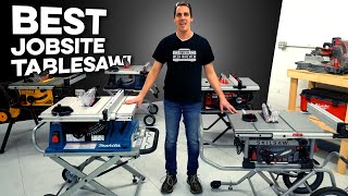 THE BEST Jobsite Table Saw  Bosch Dewalt Makita SawStop SkilSaw How to choose the one for you [upl. by Suirtimed]