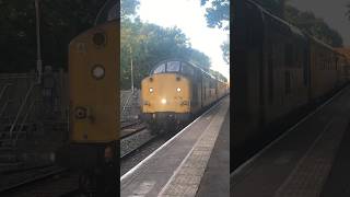 Colas Rail 37116 crawling past Whitlocks End with Great sounds ukrail trainspotting class37 fyp [upl. by Levison]