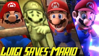 Evolution of Luigi saving Mario in Luigis Mansion 20012019 [upl. by Steinke]