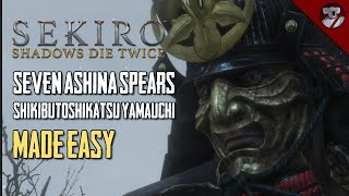 Seven Ashina Spears Guide  Shikibu Toshikatsu Yamauchi  Sekiro [upl. by Deirdre]