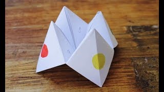 How to make a Paper Fortune Tellerd [upl. by Neivad]