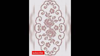 crochet filet oval doily pattern cross stitch flowers square doily pattern [upl. by Moffitt568]