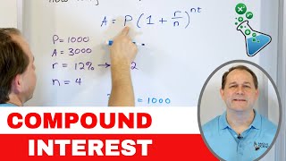 26  Compound Interest Formula amp Exponential Growth of Money  Part 1  Calculate Compound Interest [upl. by Amadeo188]