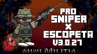 MINI MILITIA SNIPER x SCOPETA PRO [upl. by Harihs]