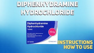 Diphenhydramine tablets how to use Uses Dosage Side Effects Contraindications [upl. by Arihsat872]