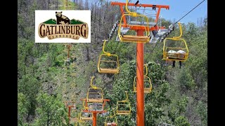 Skylift Ride up the mountain from Gatlinburg TN  SKY RIDE [upl. by Aryad486]