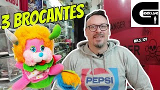 Geeklye 3 Brocantes  jouets vintages 45 tours Vhs DVD Peluches Goodies vide grenier Live [upl. by Fritze]