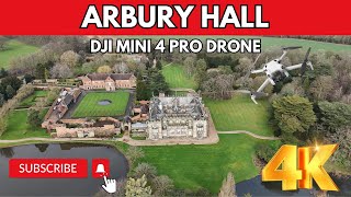 Arbury Hall Nuneaton  4K DJI Mini 4 Pro Drone [upl. by Jennine]