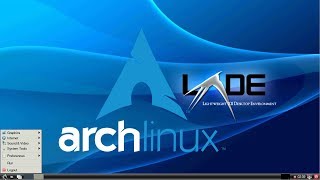 How to install GUI in Arch Linux  Desktop Environment LXDE [upl. by Yeldar791]