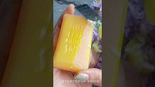 Cutting varnished dry soap asmrsoap oddlysatisfying relax [upl. by Ttesil]