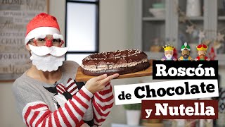 🍩 ROSCÓN DE CHOCOLATE Y NUTELLA 🍩 [upl. by Rabah]