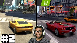 GTA 4 KHATARNAK GRAPHICS WITH RTX AND REAL CARS [upl. by Ydnim753]