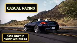 CASUAL RACING  BACK INTO THE ONLINE WITH THE Z4 [upl. by Hum]