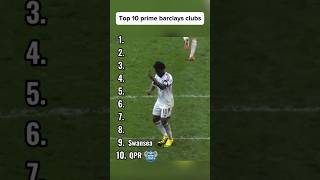 Top 10 Prime Barclays Clubs [upl. by Dail]