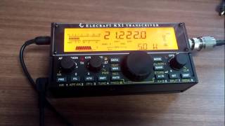 Elecraft KX2 5w QRP SSB Korea to Australia contact [upl. by Kolnos]