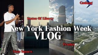 New York VLOG 🗽 Runway Show with The Model Experience x NYFW  Group Trip🛣️ [upl. by Hoehne]