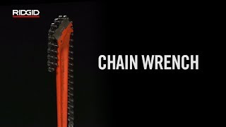 How To Use RIDGID® Chain Wrenches [upl. by Isabelita]