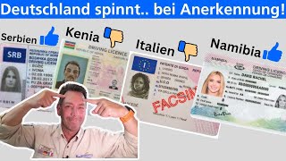 Führerscheine aus Kenia Marokko Bosnien Italien in Deutschland legal nutzen [upl. by Ayanaj]