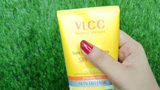 VLCC sunscreen cream review in Hindi  SPF 25  from Rashi product review [upl. by Larkin]