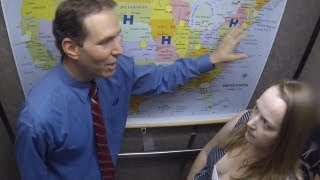 ELEVATOR WEATHERMAN PRANK Positively Pranked [upl. by Shanahan474]