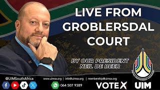 UIM President Neil de Beer live from Groblersdal Court  15 February 2024 [upl. by Ianteen]