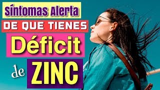 ⭐️ FALTA DE ZINC 😏 5 SÍNTOMAS de ALERTA CUIDADO ⚠️ [upl. by Astrea93]