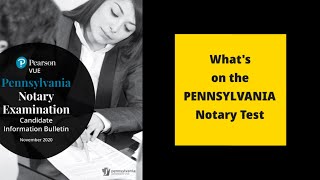 Whats on the Pennsylvania Notary Test [upl. by Aime]