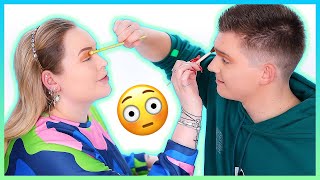 My FIANCE amp I do a CRAZY challenge  NikkieTutorials [upl. by Nelyag]