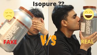 Isopure Unboxing and Review in Detail  Isopure Fake Vs Real  Know the Difference  BreatheFit TV [upl. by Atiuqahs623]