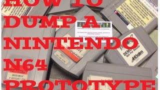 How To Dump A Nintendo N64 Prototype [upl. by Elleinad]