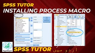 SPSS tutor Installing Process macro for moderation and mediation [upl. by Esil]