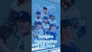 Dodgers Opening Day 大谷翔平 dodgers shoheiohtani [upl. by Homere259]