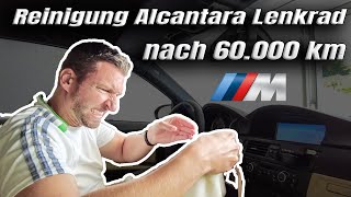 Alcantara Lenkrad richtig reinigen  SONAX XTREME  BMW E92 M3 Competition 420 PS [upl. by Alwitt720]