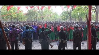 Thousands of people gather in bastar on the occassion of Naxalbari celebrations [upl. by Ayhtak]