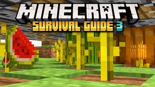 Redstone Basics Melon amp Pumpkin Farms ▫ Minecraft Survival Guide S3 ▫ Tutorial Lets Play Ep67 [upl. by Enawtna492]