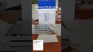 Unboxing PS5 Disc Drive compatible with slim  PS5 PRO models [upl. by Issiah]