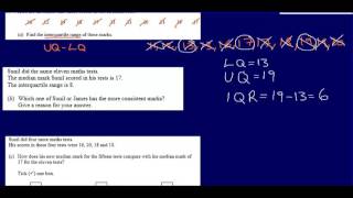 9 Interquartile Range amp Median GCSE Maths  Edexcel Practice Tests Set 2  3H [upl. by Oba]