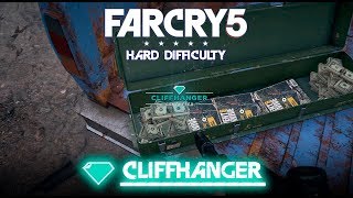 Far Cry 5  Cliffhanger  Prepper Stash Location Hard Difficulty [upl. by Ycniuqed838]