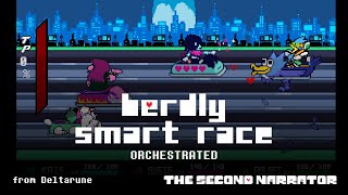 DELTARUNE Chapter 2 Orchestrated  Berdly amp Smart Race Boss Battle [upl. by Eseneg]