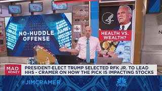 Jim Cramer on why RFK Jr could upend HHS [upl. by Gareri]