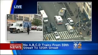 3 Hurt After Subway Car Derails In Manhattan [upl. by Livy]