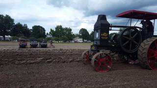 Rumely Oil Pull F plowing [upl. by Freyah404]